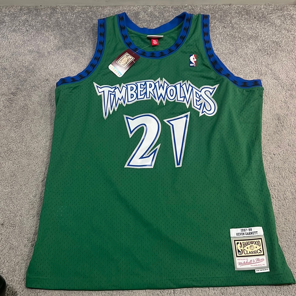 Kevin Garnett #21 Minnesota Timberwolves 1997-98 Swingman Jersey
